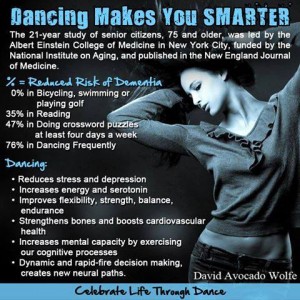 Dancing makes you smarter